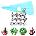 Christmas Baking Nozzles Kit