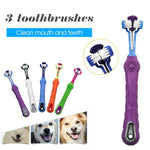 Three Sided Pet Toothbrush