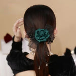 Tassel Bow Hair Clip