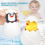 Baby bathing swimming sprinkler toy