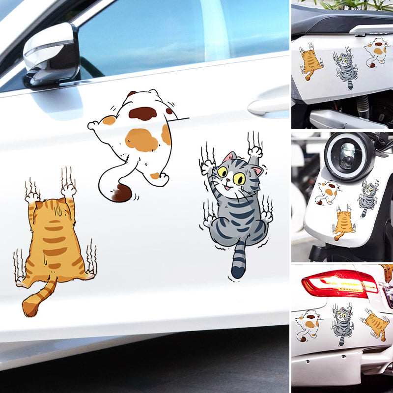 Cute Cat Cartoon Decal Car Stickers