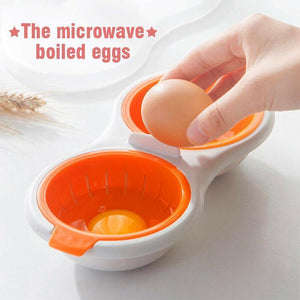 Portable egg cooker for microwave