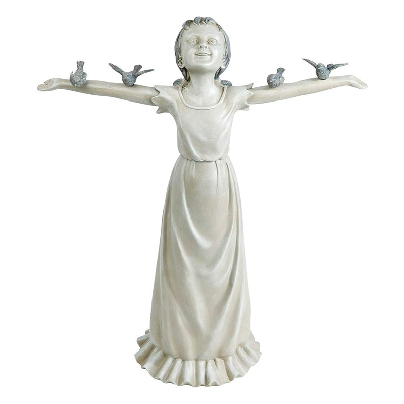 Little Girl Outdoor Garden Statue for Home Garden