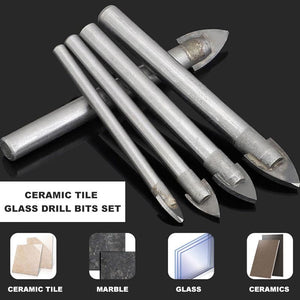 Ceramic Tile Glass Drill Bits (5 PCs)