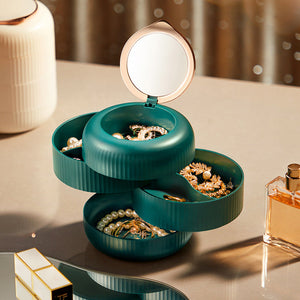 Multi-layer Rotating Jewelry Storage Box