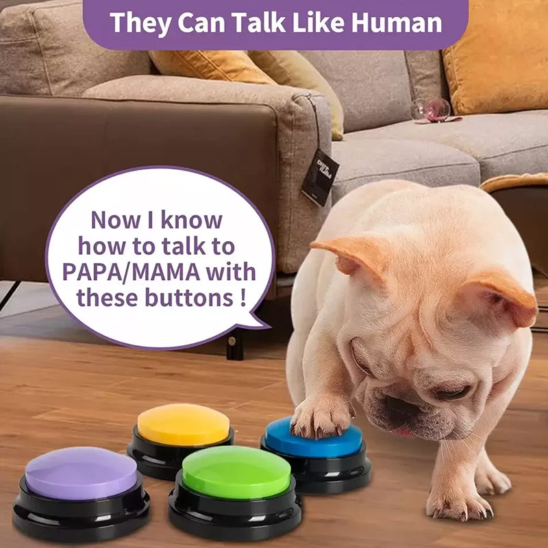 Recordable Talking Easy Carry Voice Recording Sound Button Pet Training