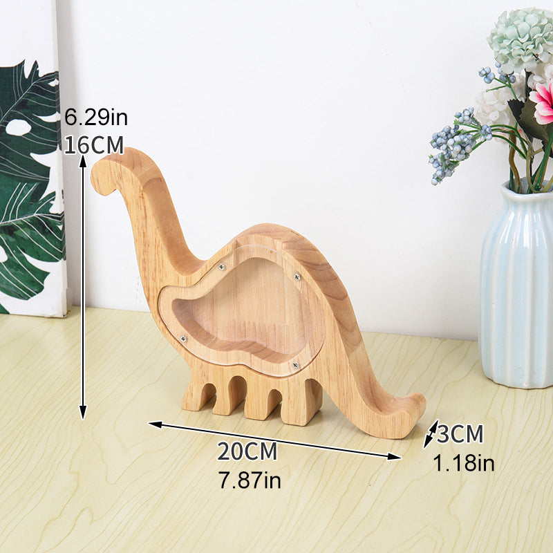 Wooden Animal Piggy Bank