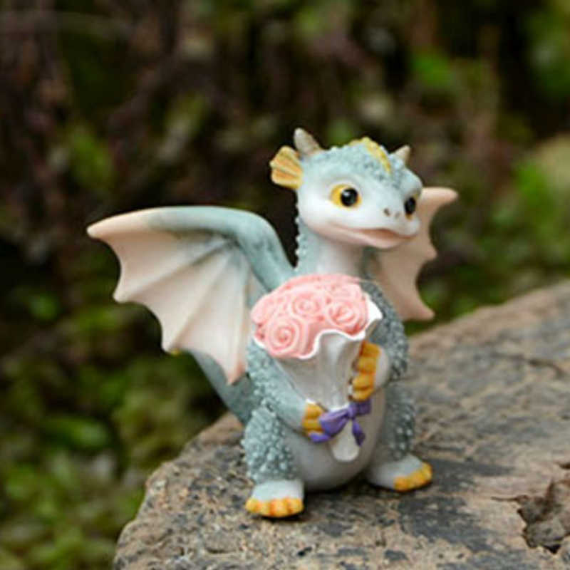 Mini Cute Dragon Statue Decoration