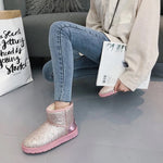 Women's Sequined Snow Boots