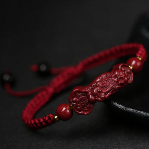 Cinnabar Pixiu Bracelet