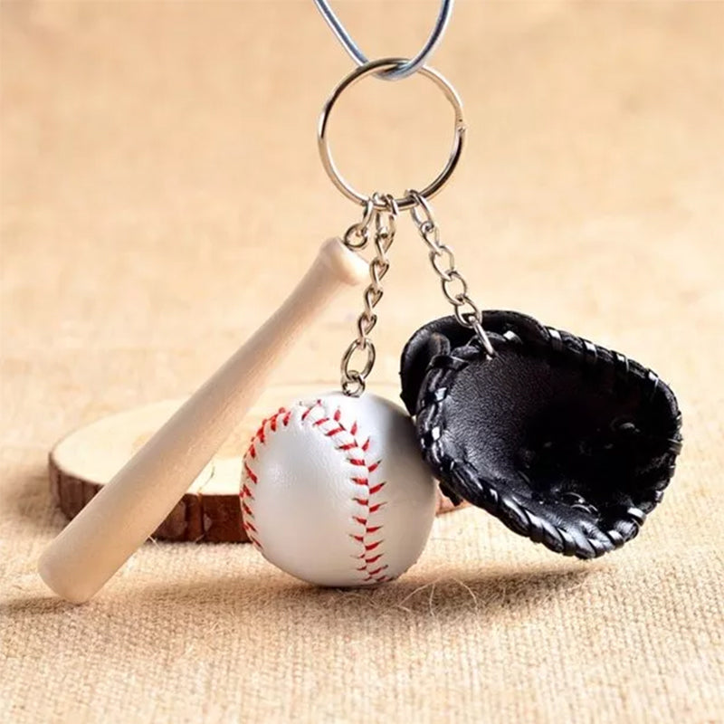 ⚾Mini Baseball Glove Set Charm Keychain(🔥Hot Sale For Baseball Lovers❤️)