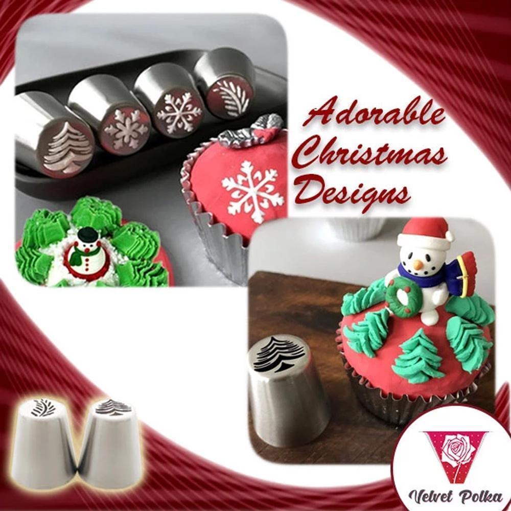 Christmas Baking Nozzles Kit