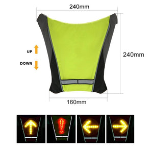 Reflective LED Signal Vest