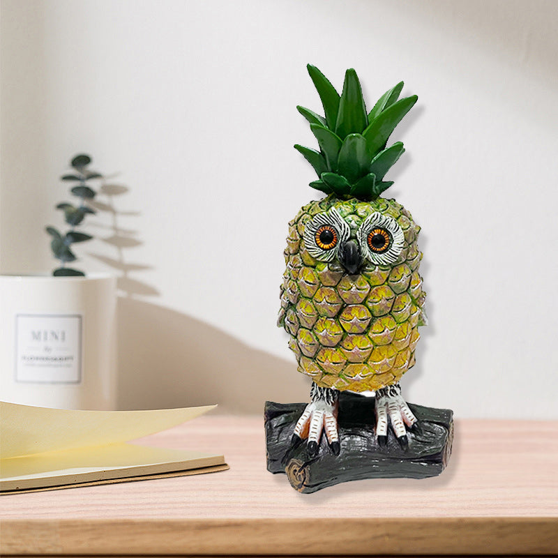 Pineapple Owl Resin Crafts