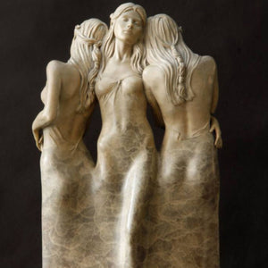 Sculpture of Three Goddess Embracing