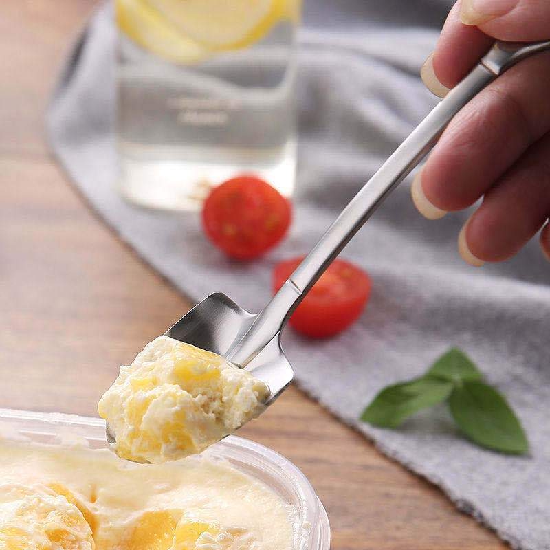 🥄🥄Creative Dessert Ice Cream 304 Stainless Steel Spade Spoon