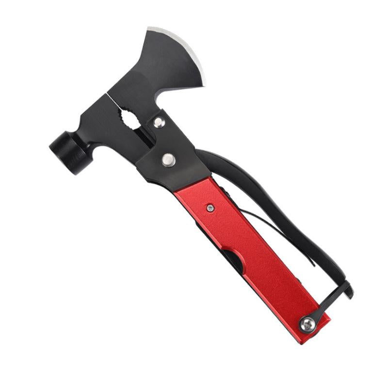 Steel Hammer Axe Multitool for Camping