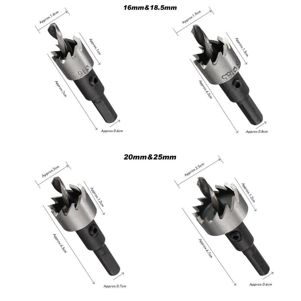 Domom 16-30MM HSS Drill Bit Hole Saw Set