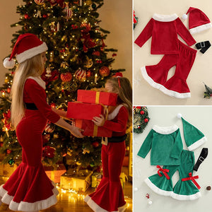 Santa Baby Christmas Theme Holiday Bell Set