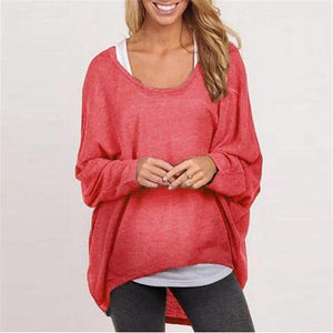 Loose Pullover Solid Color T-Shirt