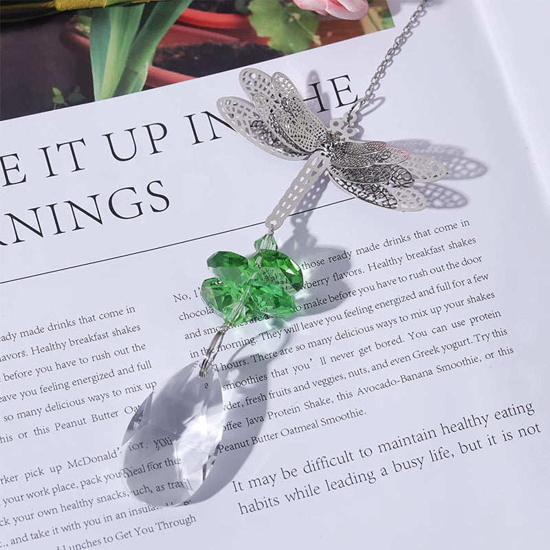 Crystal Dragonfly Suncatcher