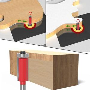 1/4‘’ Shank Flush Trim Router Bits