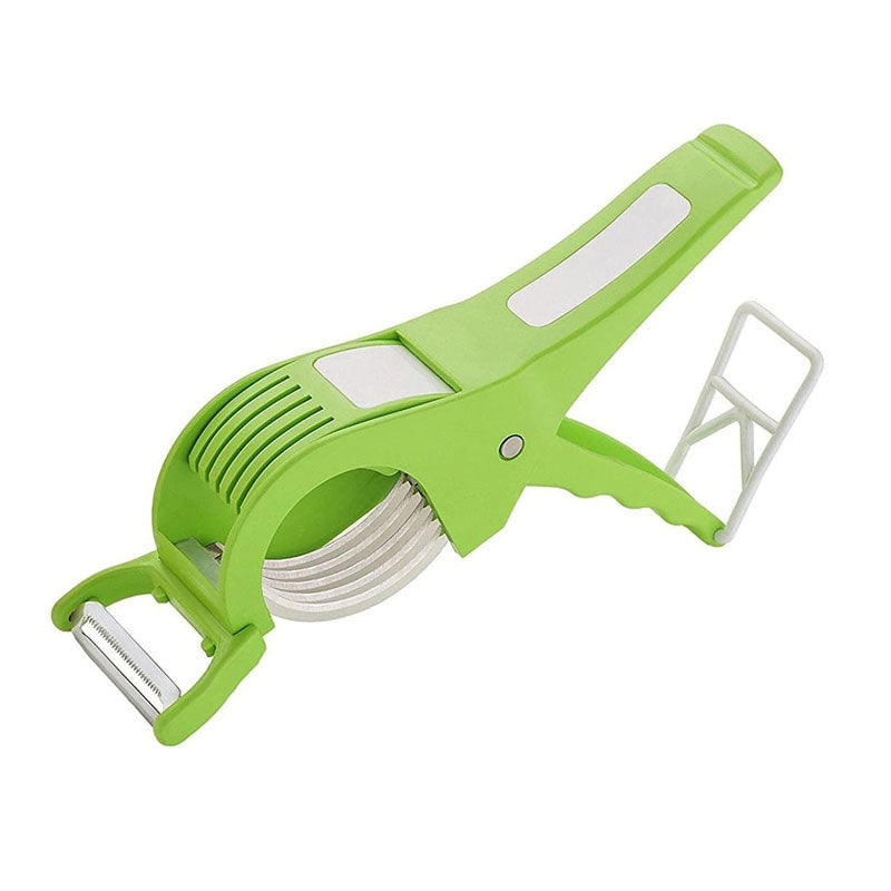 🌽🥦🍅 2 in 1 Vegetable Cutter with Peeler