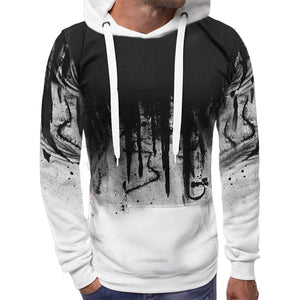 Men's Ink Splash Print Sweatshirt