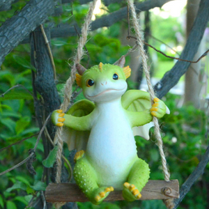 Mini Cute Dragon Statue Decoration