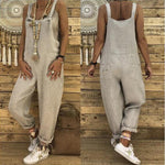 Casual Jumpsuits Overalls Baggy Bib Pants Plus Size