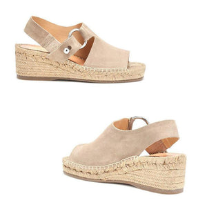 Comfortable Peep-toe Wedge Sandals