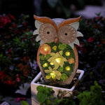 Solar Owl LED Lights Ornament