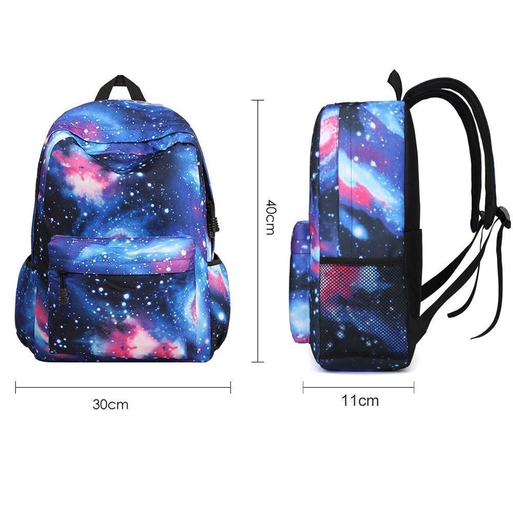 Galaxy Backpack Unisex School Backpack Cute Bag