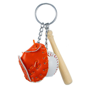 ⚾Mini Baseball Glove Set Charm Keychain(🔥Hot Sale For Baseball Lovers❤️)