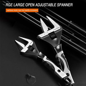 Large opening multifunctional wrench