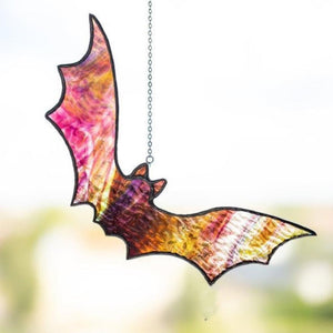 Halloween Bat Stained Glass Window Hangings