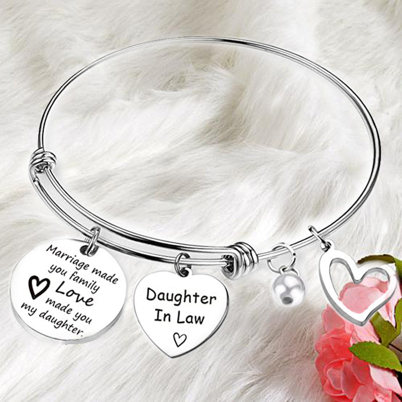 Daughter in Law Bracelet(🎁Best Gift For Daughter🎁)