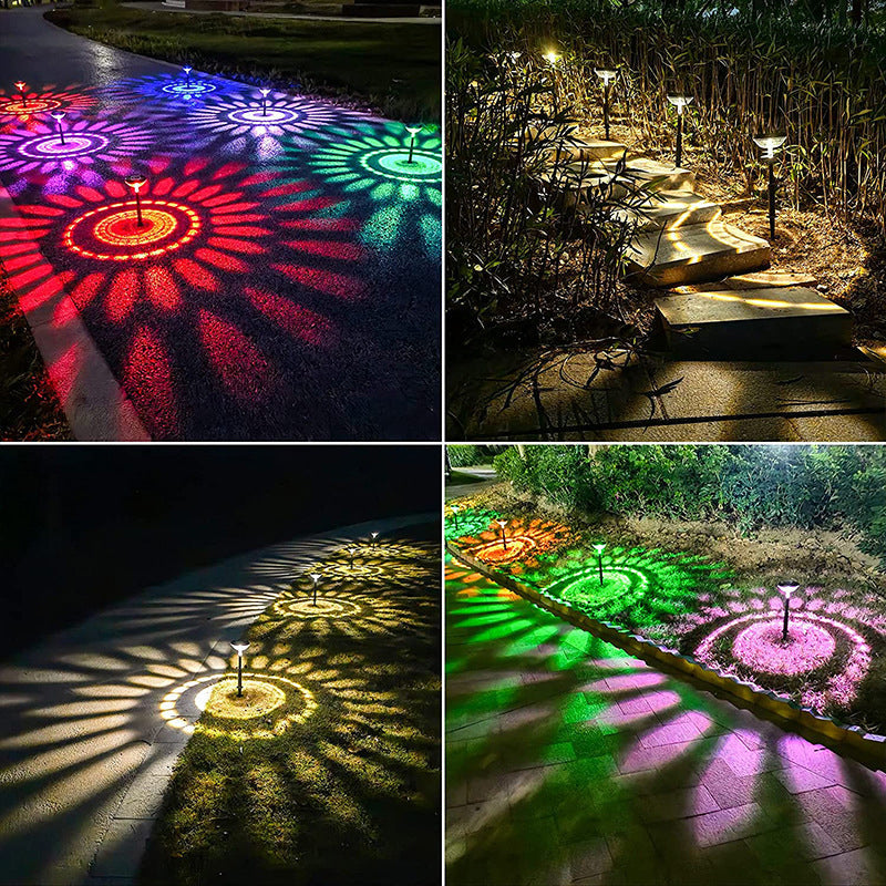 Solar Powered Colorful Outdoor Lighting