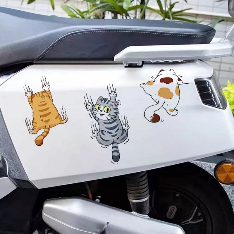 Cute Cat Cartoon Decal Car Stickers