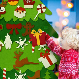 NEW DIY Felt Christmas Tree, A Great Gift For Kids