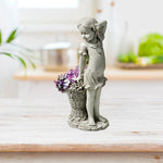 Little Girl Outdoor Garden Statue for Home Garden