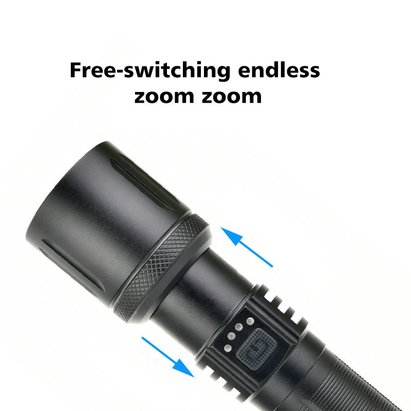 Outdoor Ultra-bright Laser Waterproof Flashlight