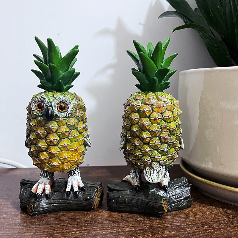 Pineapple Owl Resin Crafts