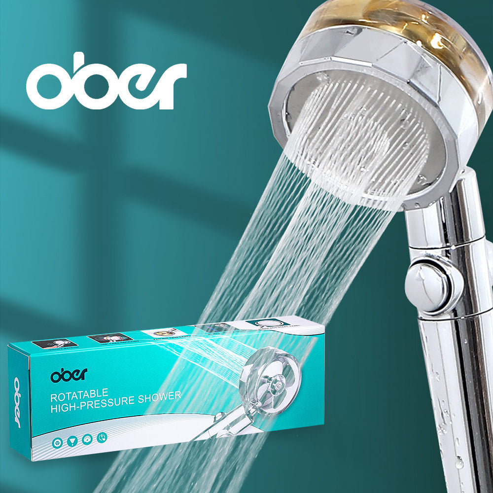 Ober®Water Saving Flow 360° Rotating High-pressure Shower