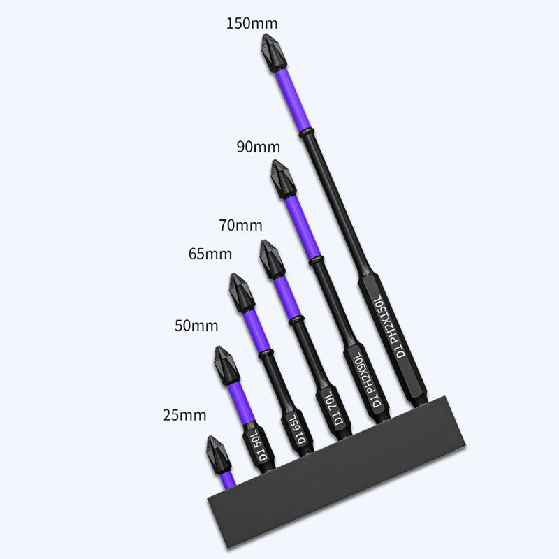 🧰D1 Anti-Slip And Shock-Proof Bits With Phillips Screwdriver Bits