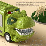 New Dinosaur Transforming Engineering Truck Track Toy Set