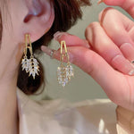 Shiny Leaf Earrings