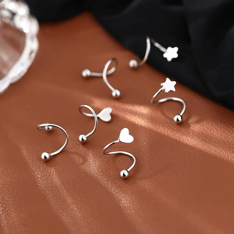 Spiral Stud Earrings