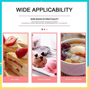 🥄🥄Creative Dessert Ice Cream 304 Stainless Steel Spade Spoon