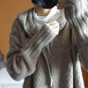 Women's Long Sweater Coat